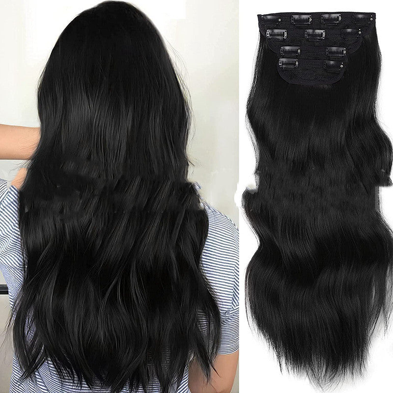 Female  Occidental Clip Chemical Fiber Replacement Wig Film