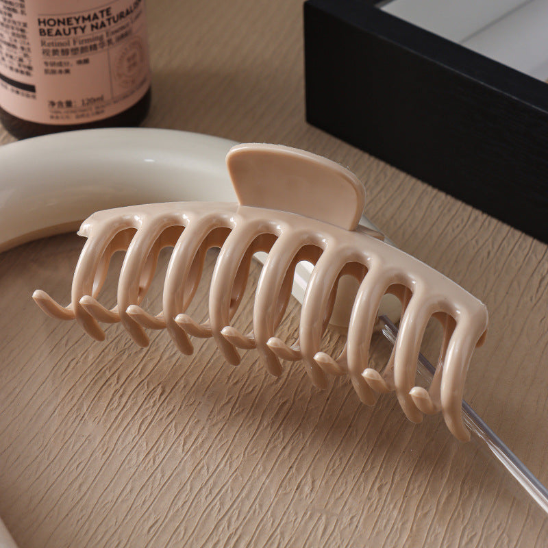 Soft Shark Clip Large Back Head Barrettes Anti-collision Hair Drop-resistant Durable Clip Grip