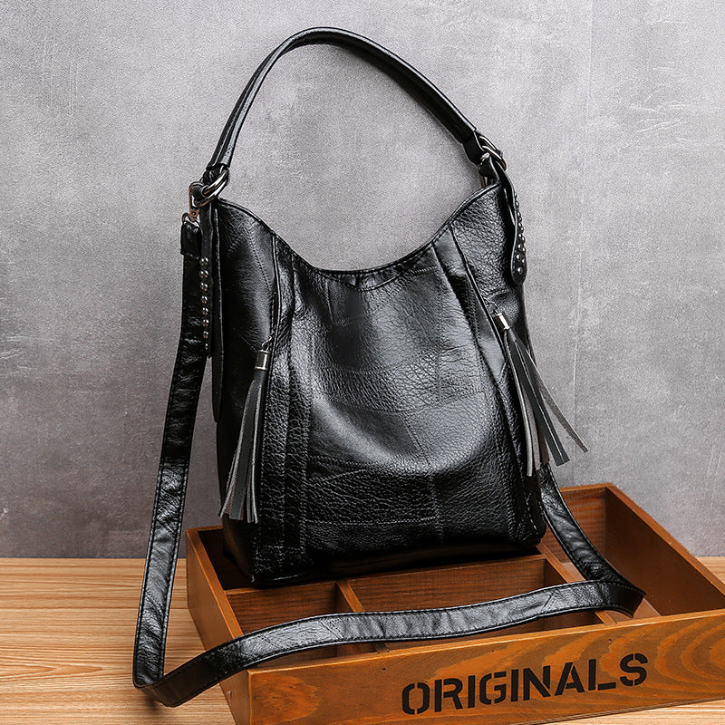 Handbag Large Capacity Mother Bag Pu Leather