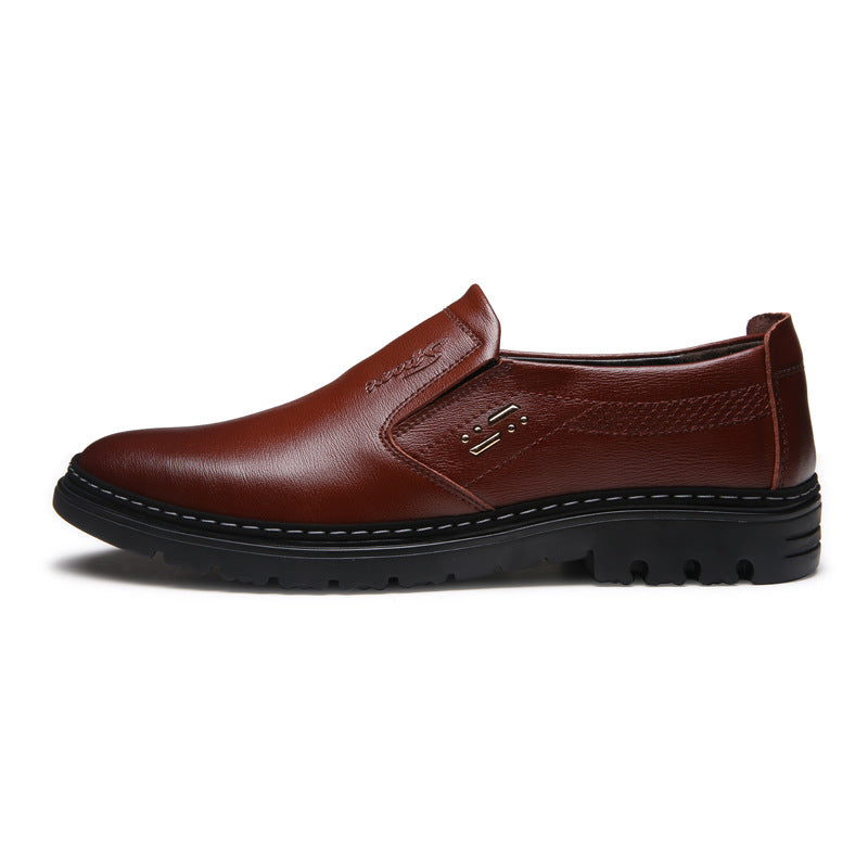 Herre Læder Formelle Rund Tå Business Casual Sko