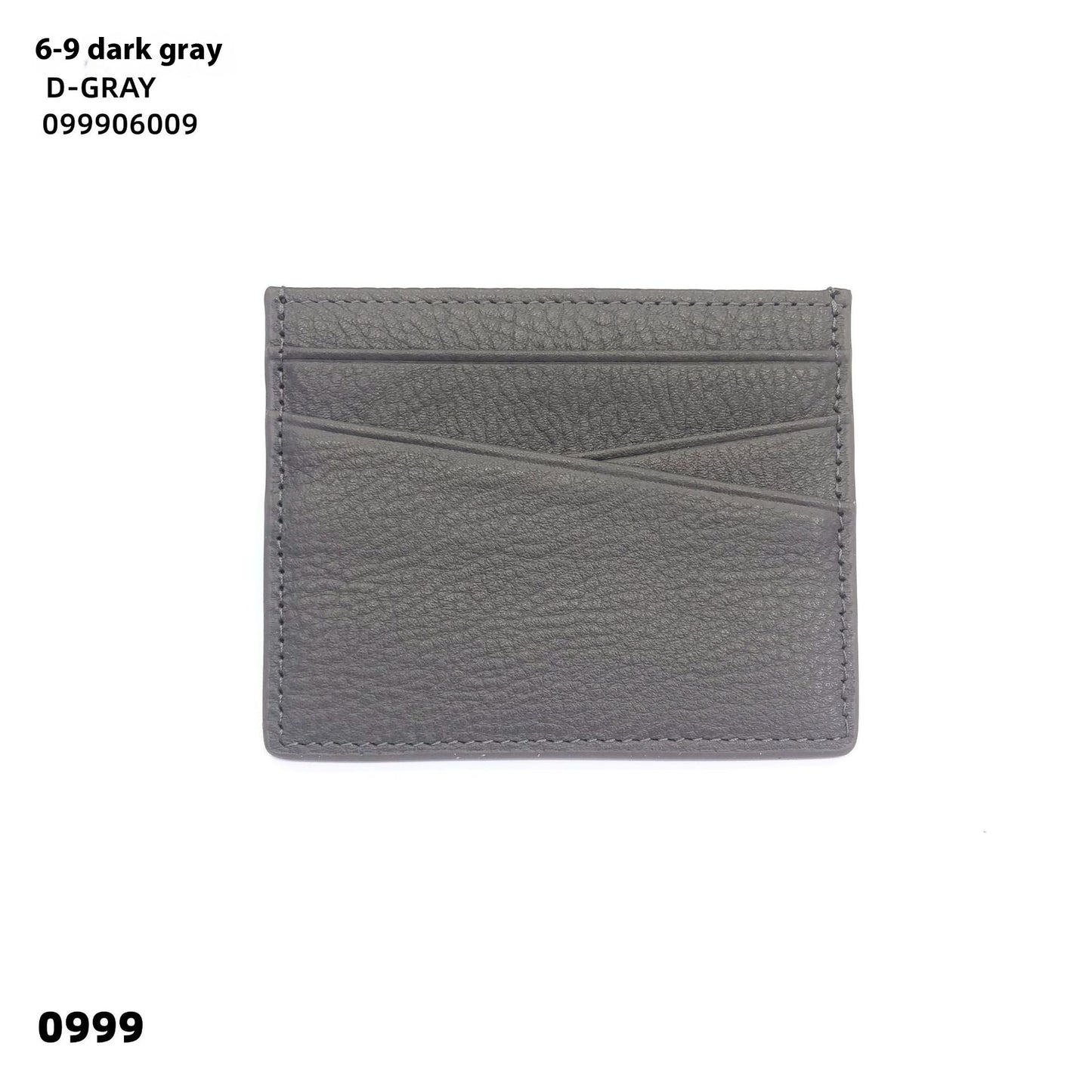 Leather Oil Edge Oblique Thin Bank Card Holder Soft Cowhide Document Package