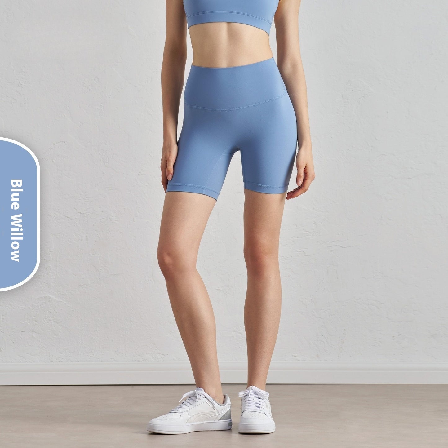 Nude No T-line Hip Lift Trepunkts Fitness Yogashorts til kvinder