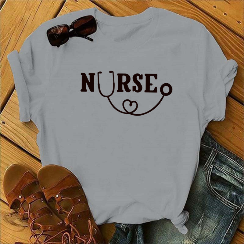 Women's Christmas Animal Flower Short Sleeve