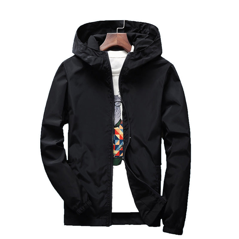 Hooded Regular Men's And Women's Zipper And Pocket Casual Jacket