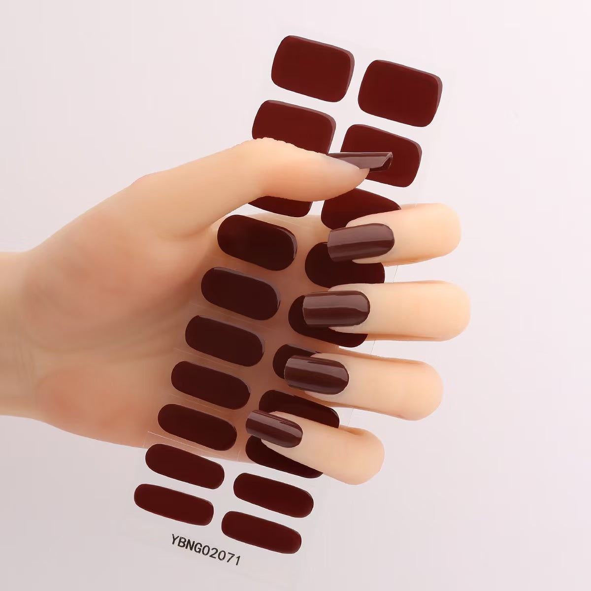 Gel Nail Stickers Semi-curing Heating Lamp Hardening Nail Sticker