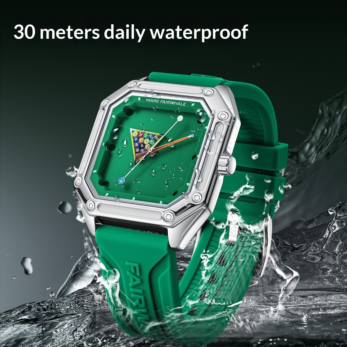 Creative Watch Quartz Wristwatch Personalized Men's With A Billiards-themed Dial
