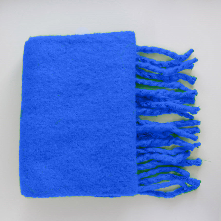 Women's Classic Solid Color Thick Beard  Cashmere Scarf