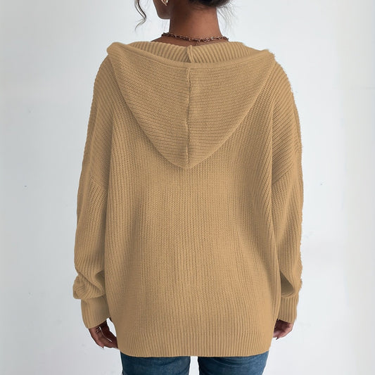 Retro Style Early Autumn Cardigan Women's Sweater