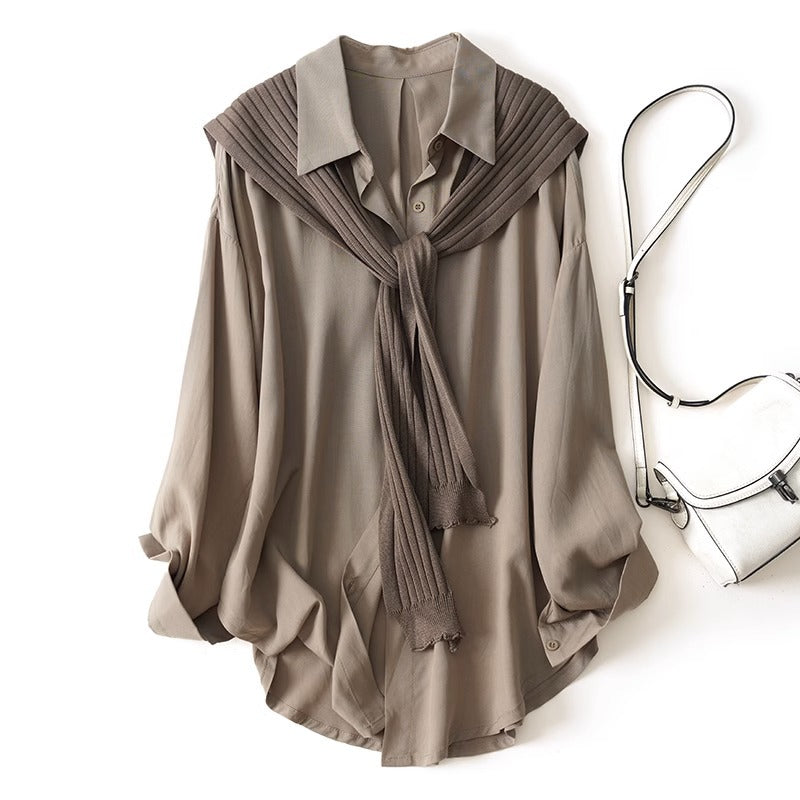 Two-piece Casual Loose Shirt