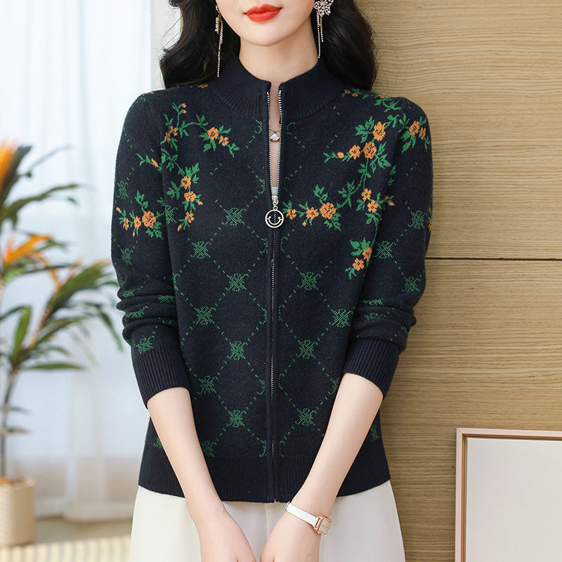 Women's Half Turtleneck Sweater Long Sleeve Loose
