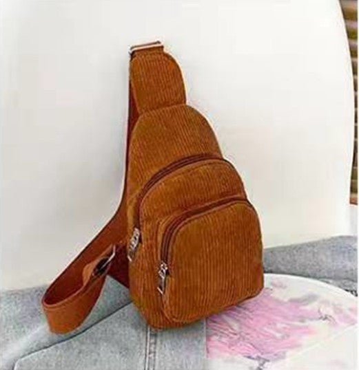 Women's Fashion Casual Solid Color Single Shoulder Crossbody Bag