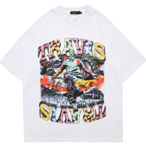 Youth Street Casual Round Neck Half Sleeve Men
