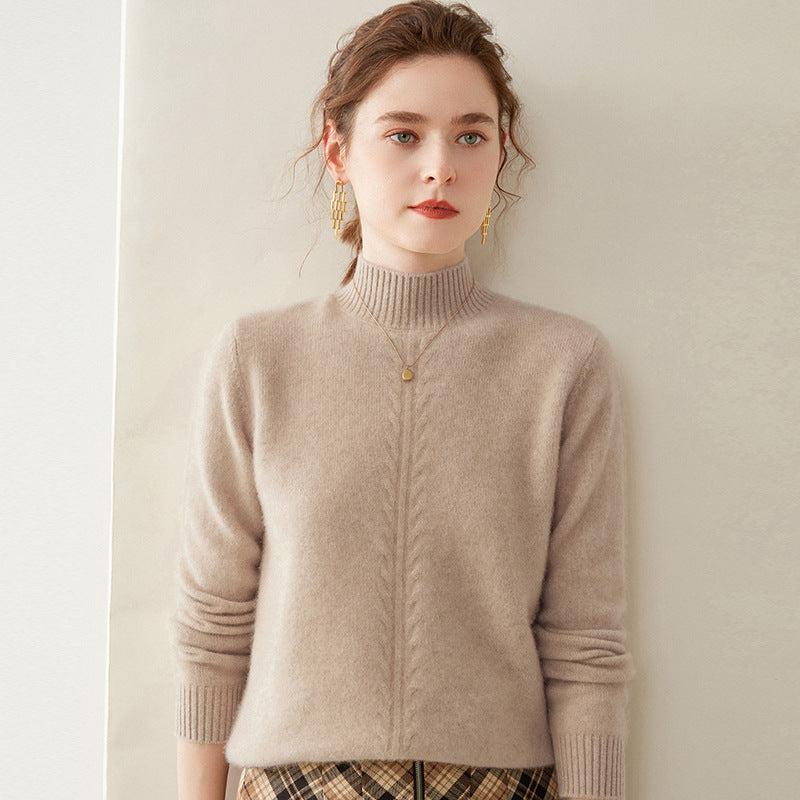 Cashmere Knitted Bottoming Shirt