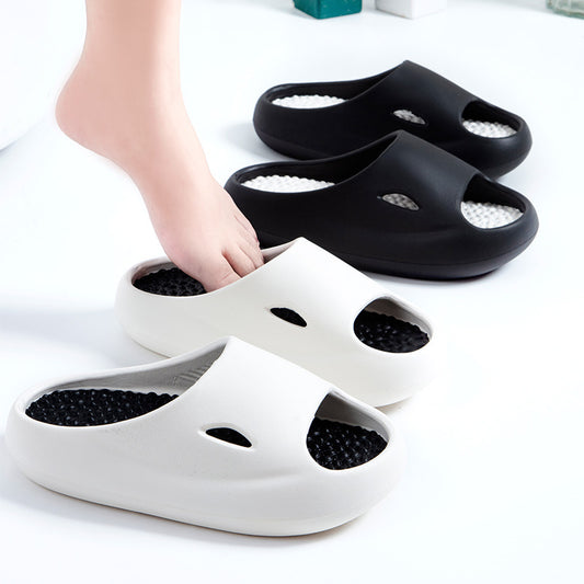Couple Summer Outdoor Wear Thick Bottom Shit Feeling Home Slippers