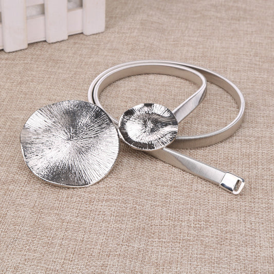 Elastic Waistband Women's Fine Decoration All-match Double Ring