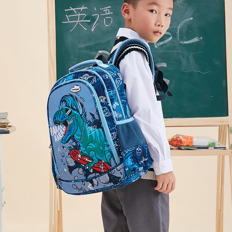 Children's Burden Reduction Spine Protection Dinosaur Backpack