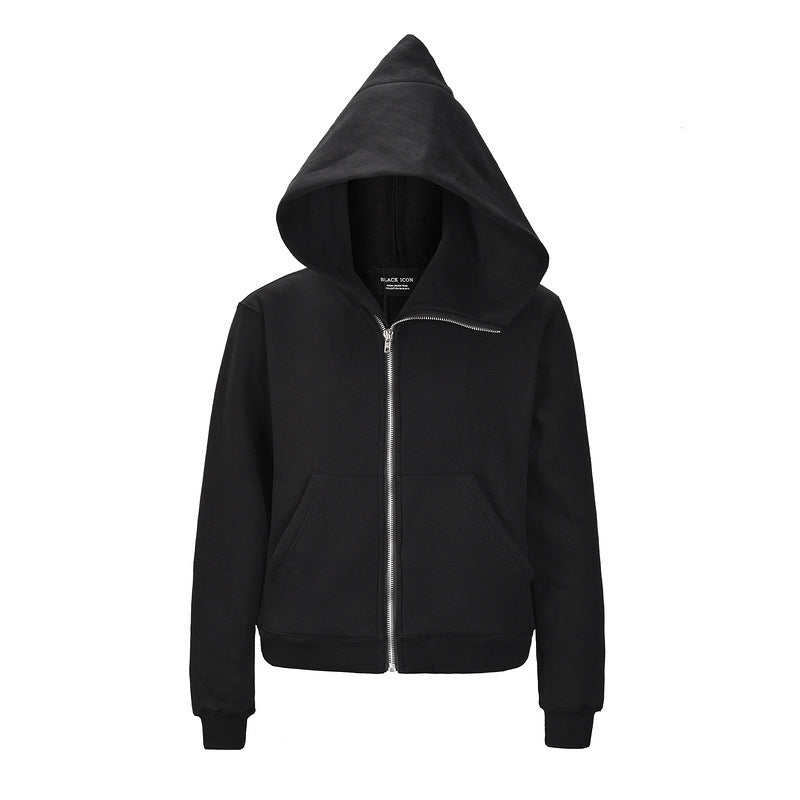Men's And Women's Zippered Side Split Sweater