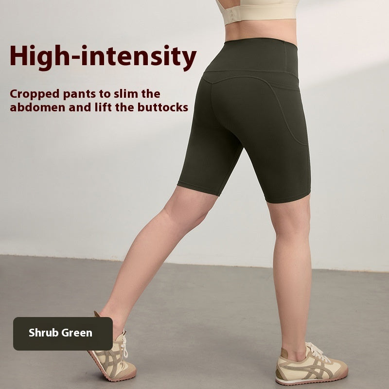 Sports Shorts Running Cycling Fitness Yoga Short-length Pants