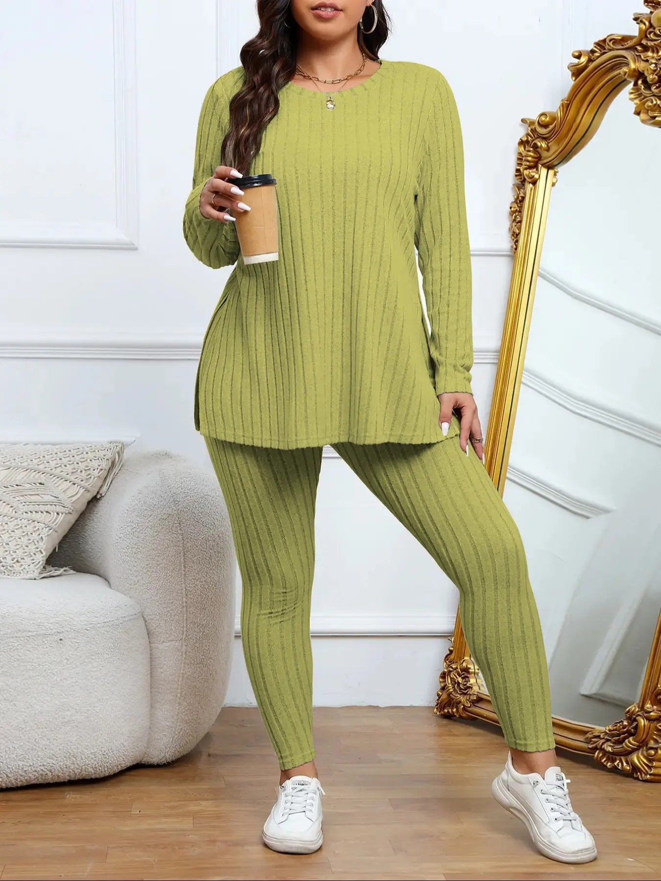 Plus Size Women's Suit Regular Sleeve