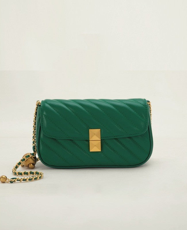 Women's Chain Lingge Shoulder Bag