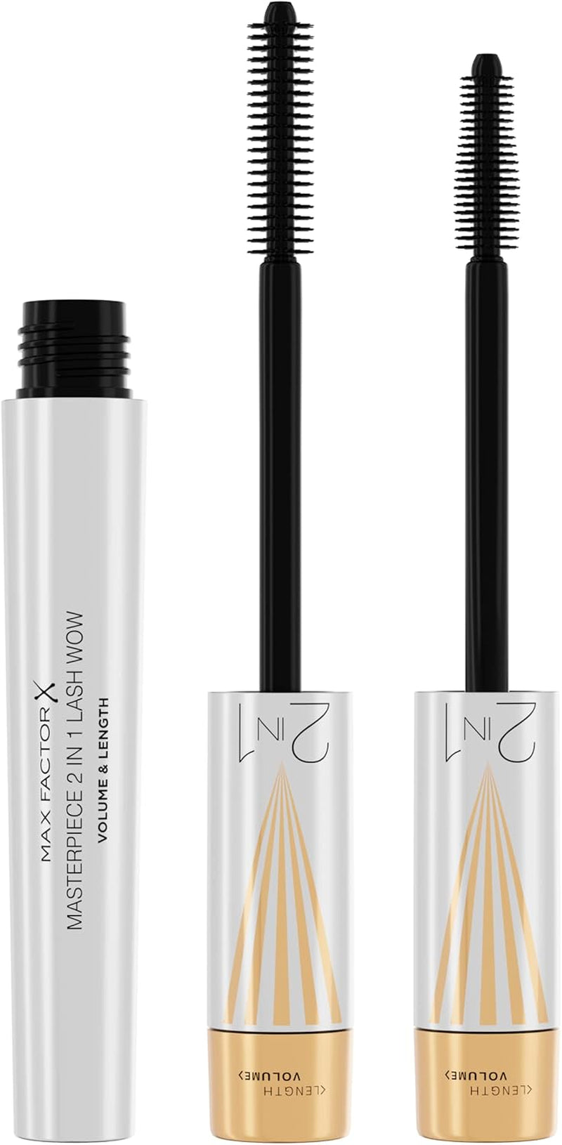 Max Factor Masterpiece 2En1 Lash Wow Máscara De Pestañas 001 Black 7ML
