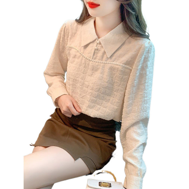 Women's Long Sleeve Chiffon Shirt