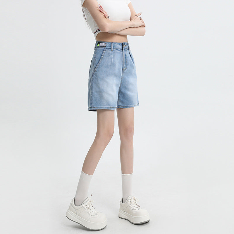 Summer Tencel Lyocell Ultra-thin Shorts Denim Shorts