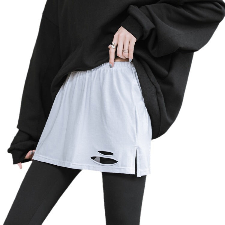 Winter Plus Size Inner Wear Bandage Dress With Sweater Bottoming Skirt