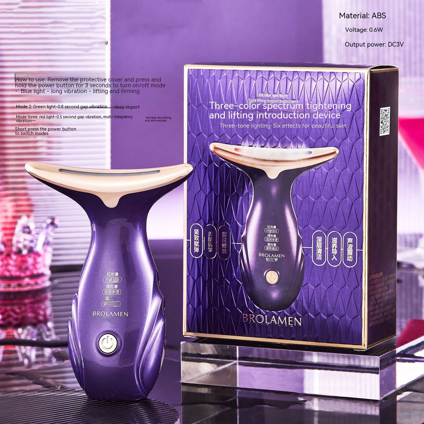 Three-dimensional Lifting And Tightening Electric Beauty Instrument
