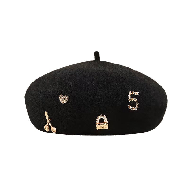 Women's Autumn And Winter Fashion Warm Woolen Hat
