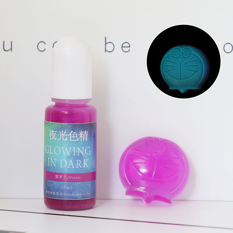 DIY Epoxy Resin Luminous Pigment UV Crystal Drop Glue Mold Color With Luminous Color
