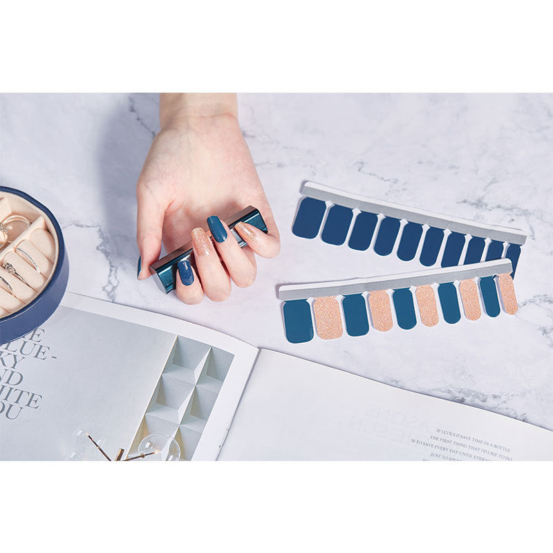 European And American Cross-border Tearable Color Nail Stickers