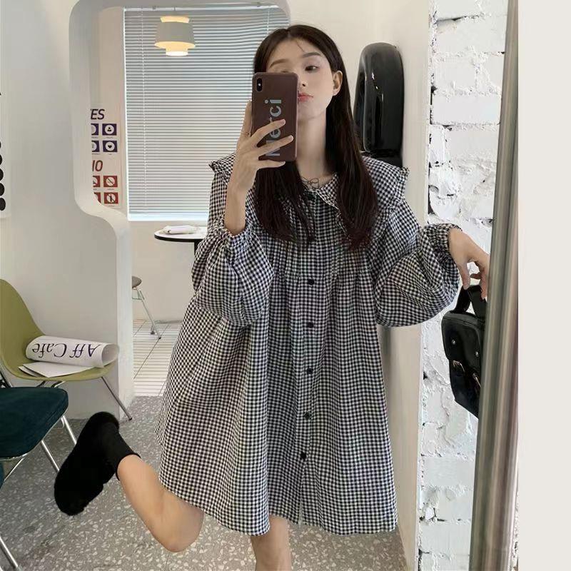 Plus Size New Full-figured Women's Blouse Long Sleeve Shirt Loose Slim Fit