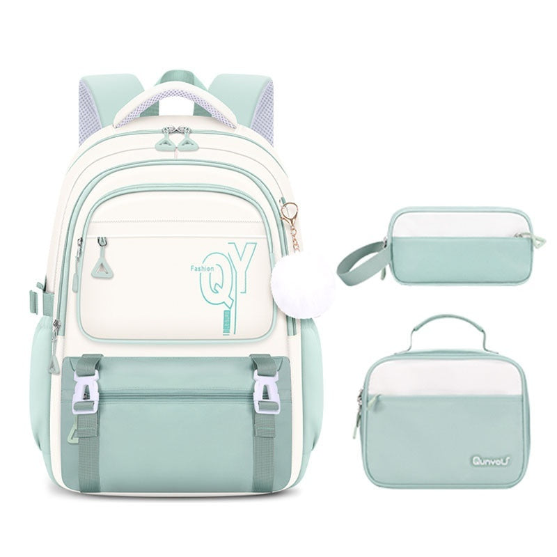 New Stylish Elementary School Backpack Cute Kids Backpack  Casual 3  piece Set