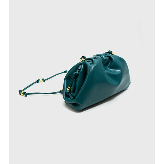 Ny Mode Læder Dumpling Taske Dame Skulder Crossbody