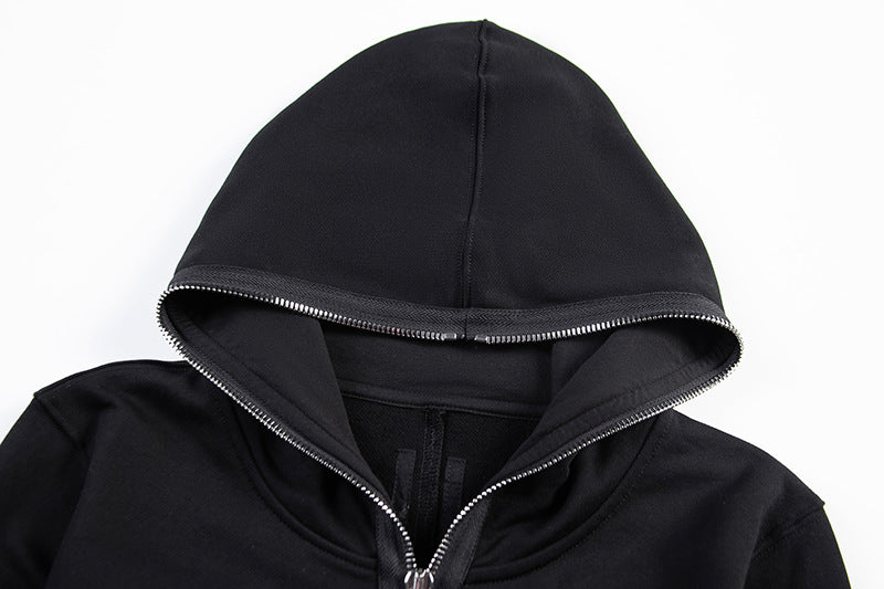 Dark Long Sleeve Cardigan Coat Sweater