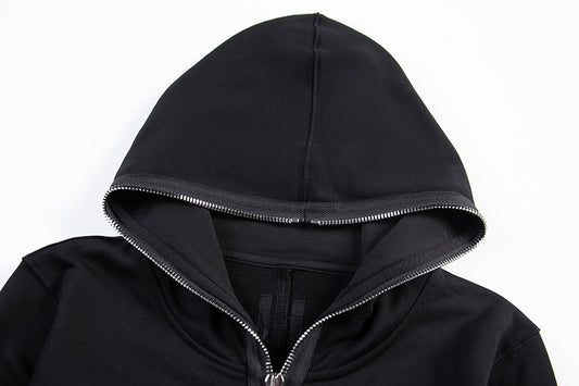Dark Long Sleeve Cardigan Coat Sweater