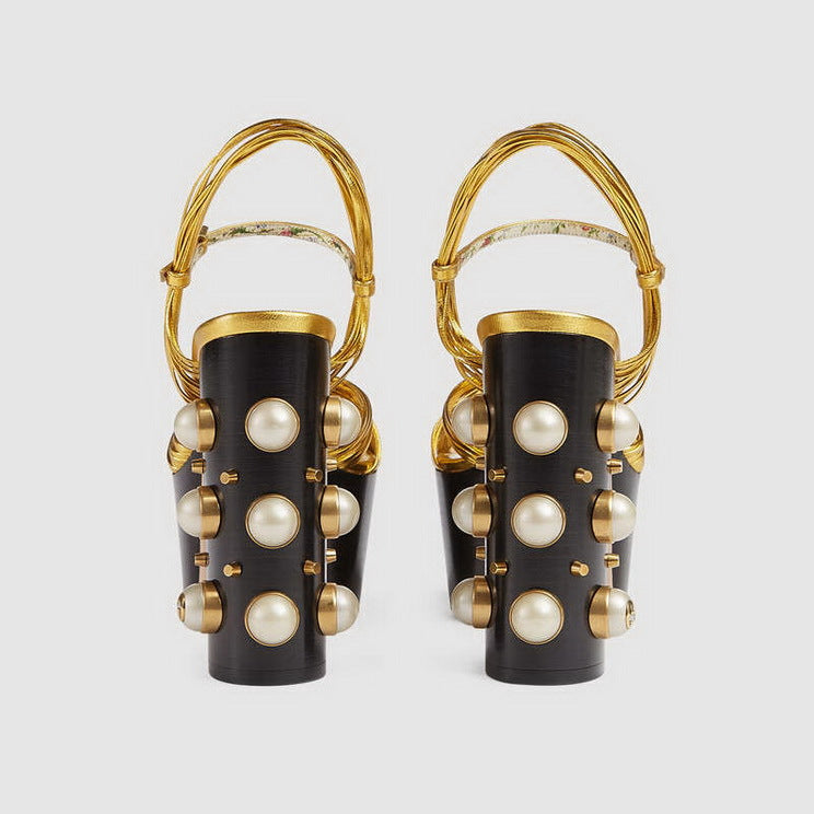 Women's New Platform Studded High Heel Sandals