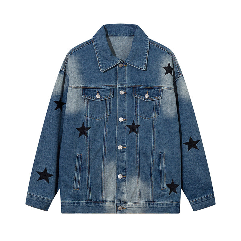American High Street Vintage XINGX Embroidered Denim Jacket