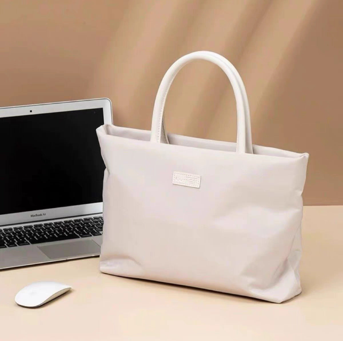 Solid Color Simple Lightweight Women's Laptop Bag