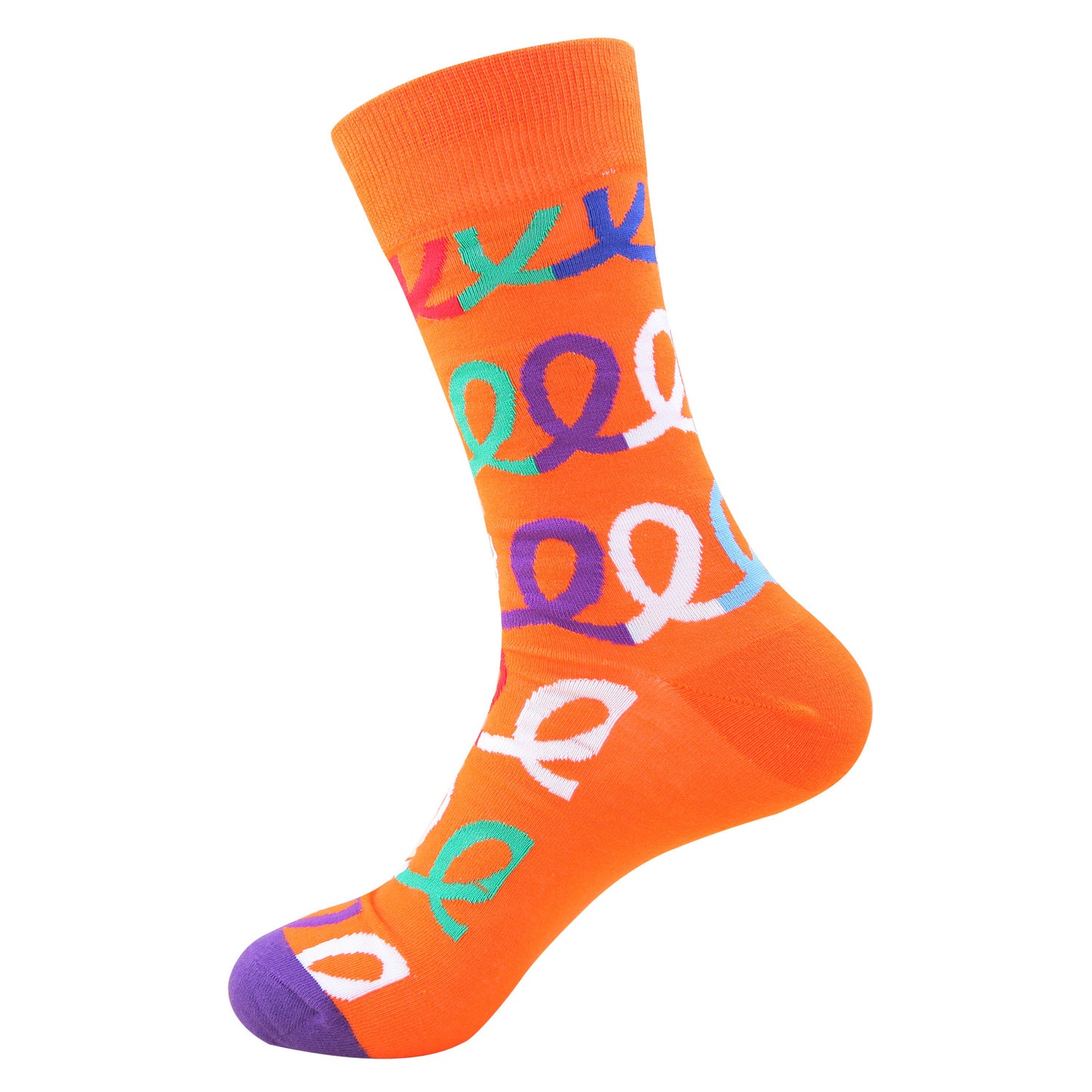 Santa Elk Cartoon Cotton Socks