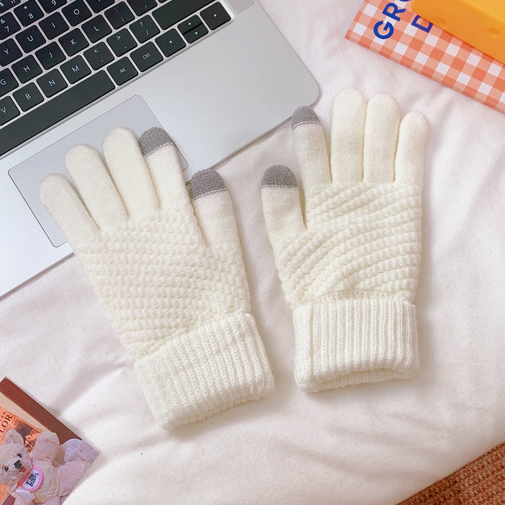 Student Japanese Girl Heart Full Finger Five-finger Gloves