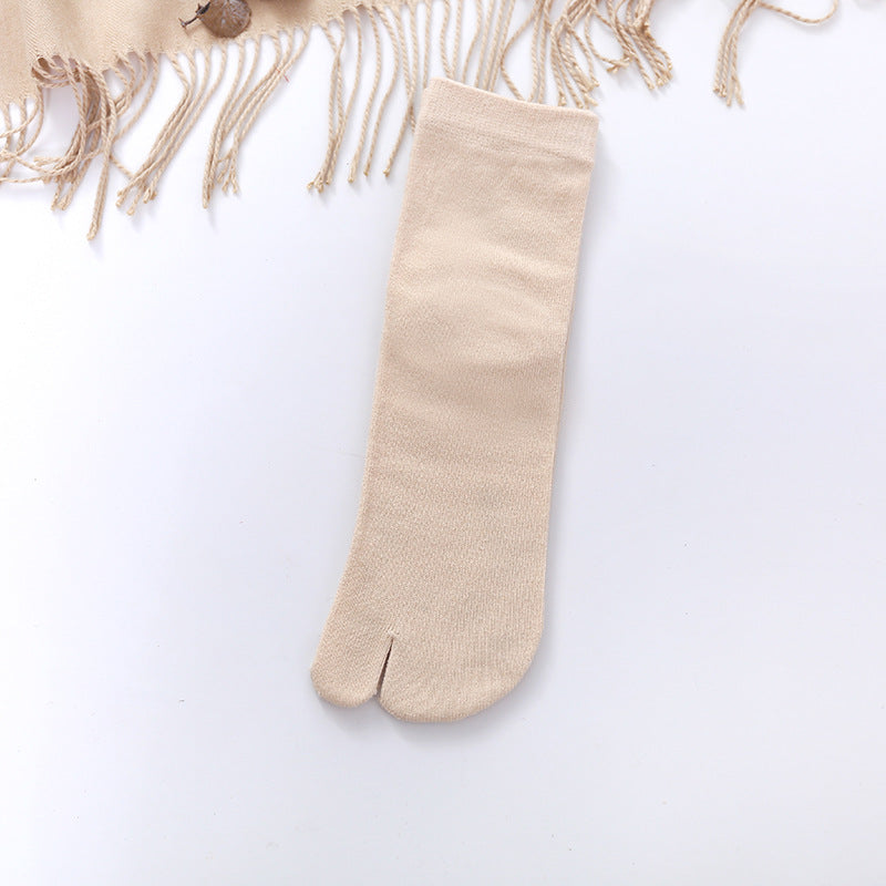 Double Toe Women's Casual And Comfortable Stretch Socks