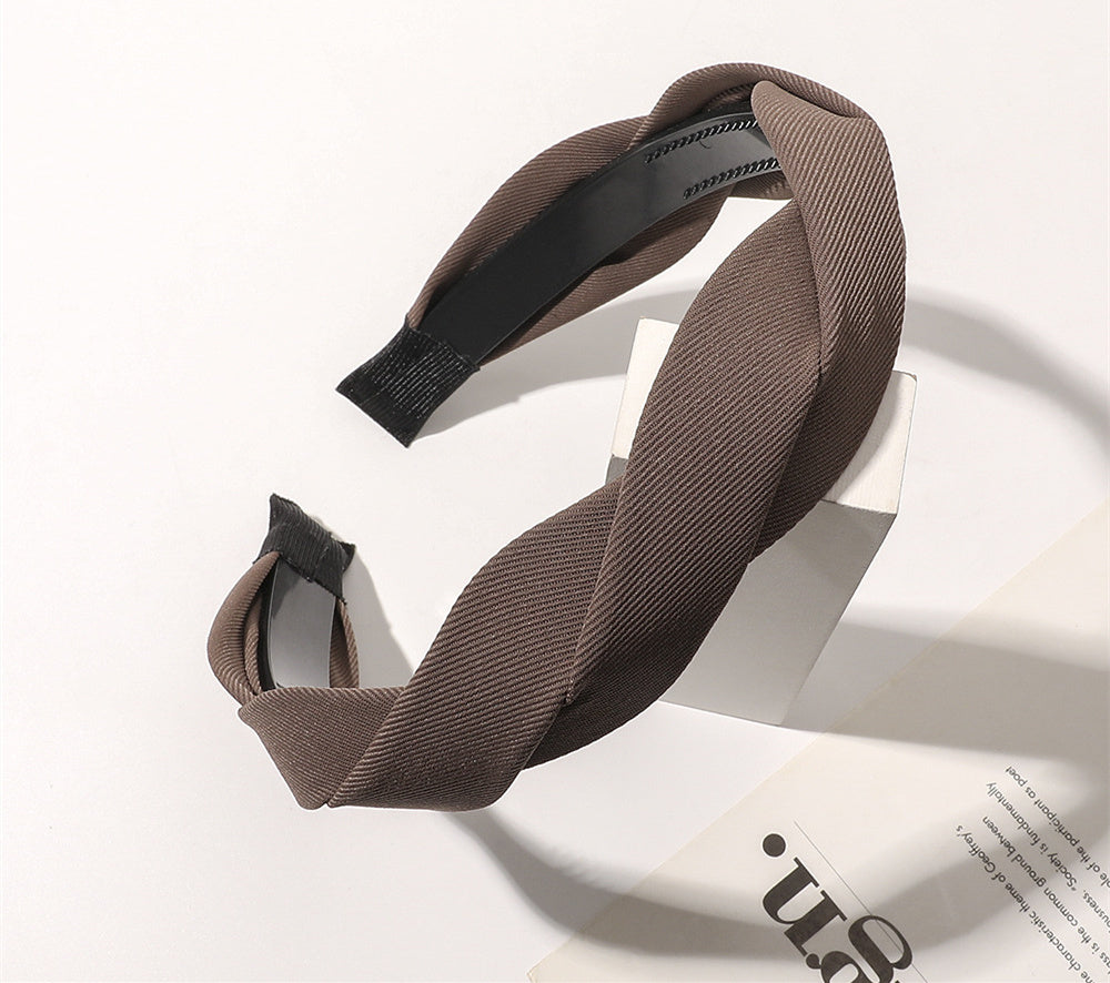 Curry Cross Hair Band Fashionable And Versatile
