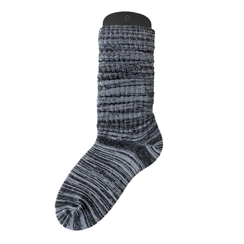Lazy Bunching Socks European And American Extra Thick Fluffy Loop