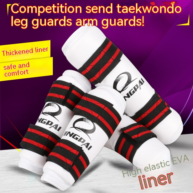 Taekwondo Leggings And Armband Combination Protective Gear