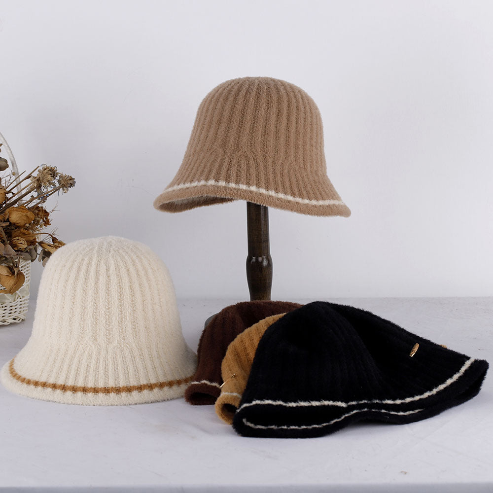 Warm Thickened Assorted Colors Woolen Knitted Hat