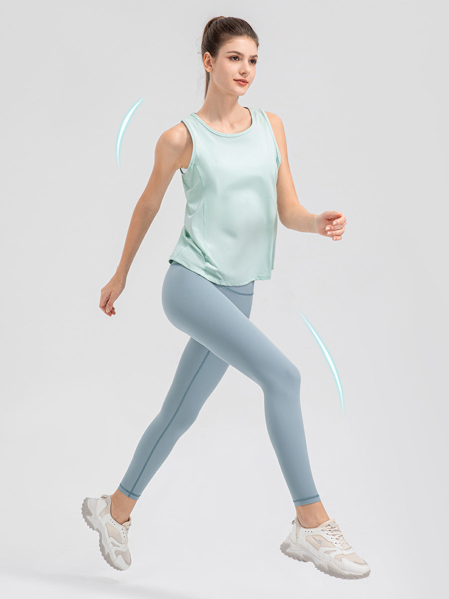 Dame Let 30D Fint Garn Sommer Yoga Top