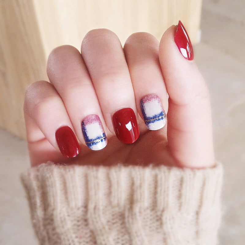 Manicure Combination Patch Finished Product Removable