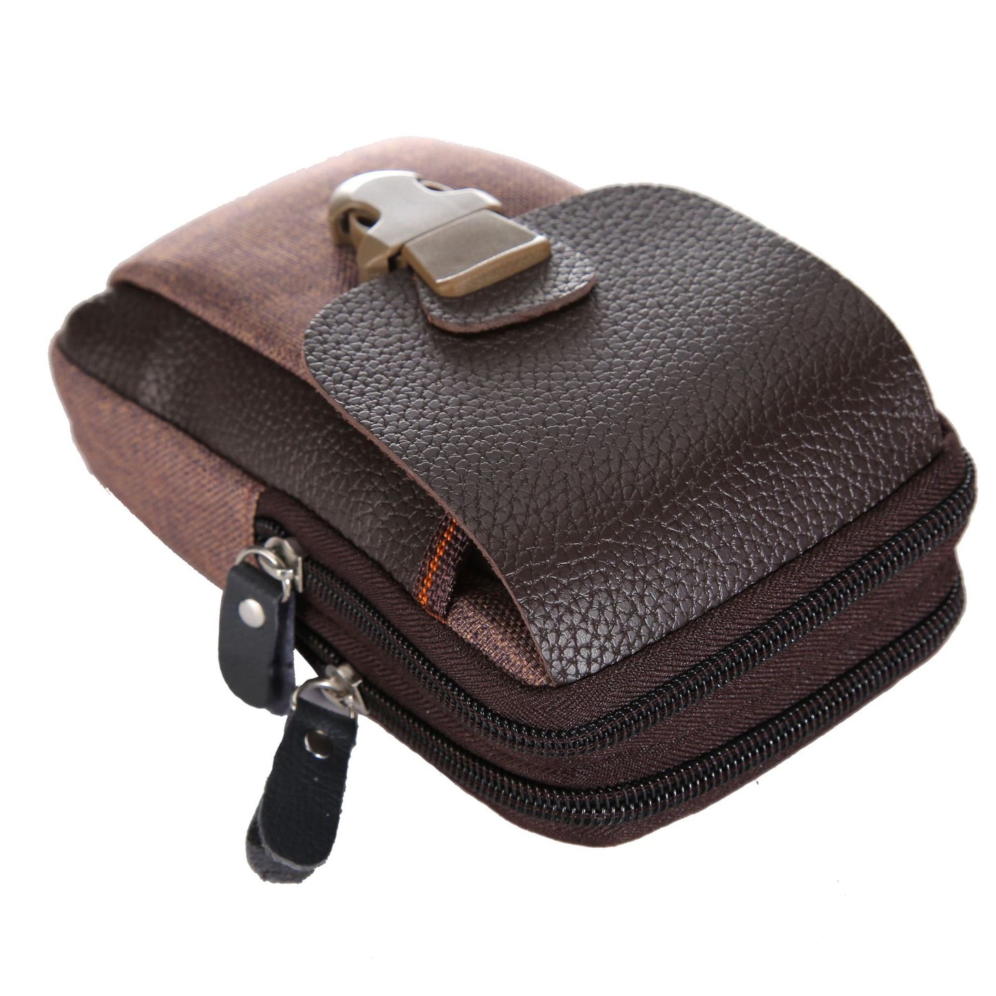 Men's Fashion Casual Double Zipper Coin Purse